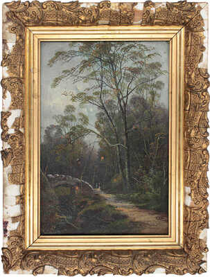 Шац С.. Пейзаж с мостиком